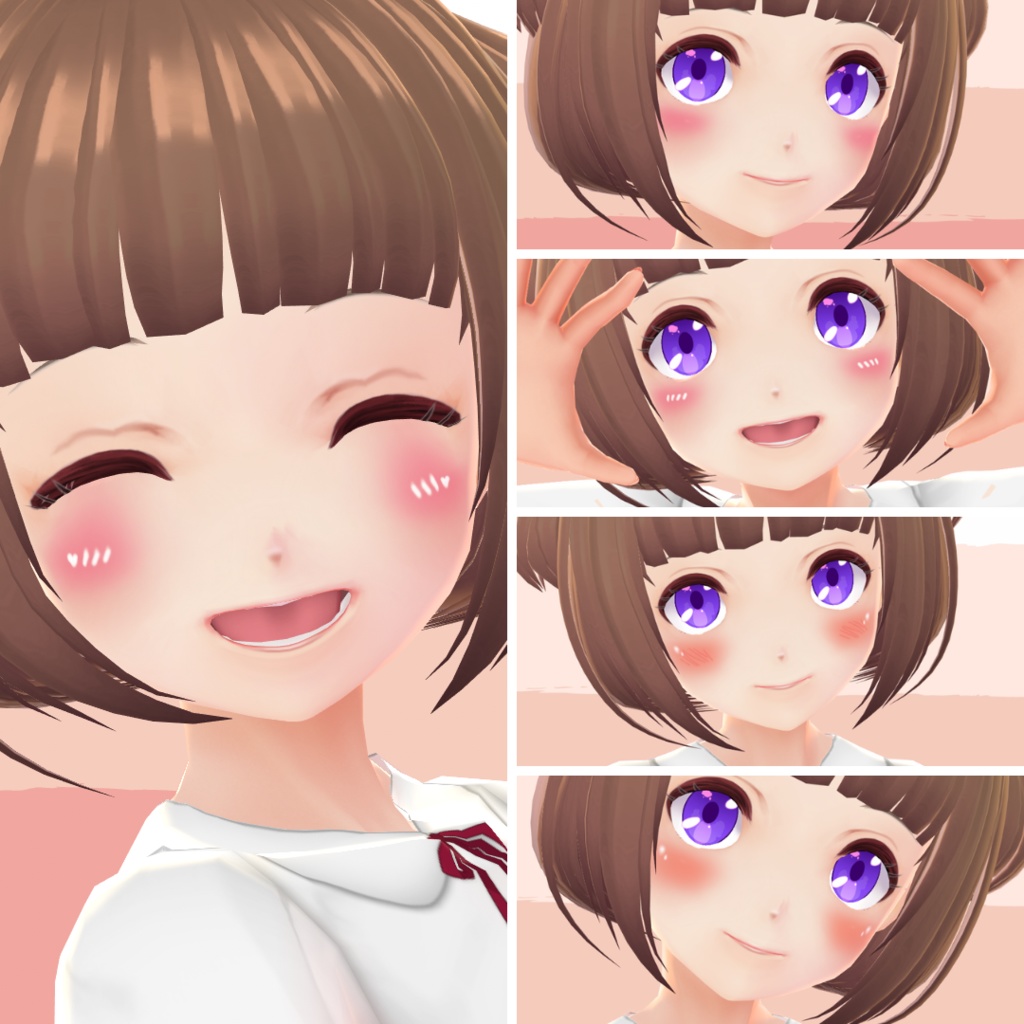 【VRoid】 Cute Makeup Set - Vol.1