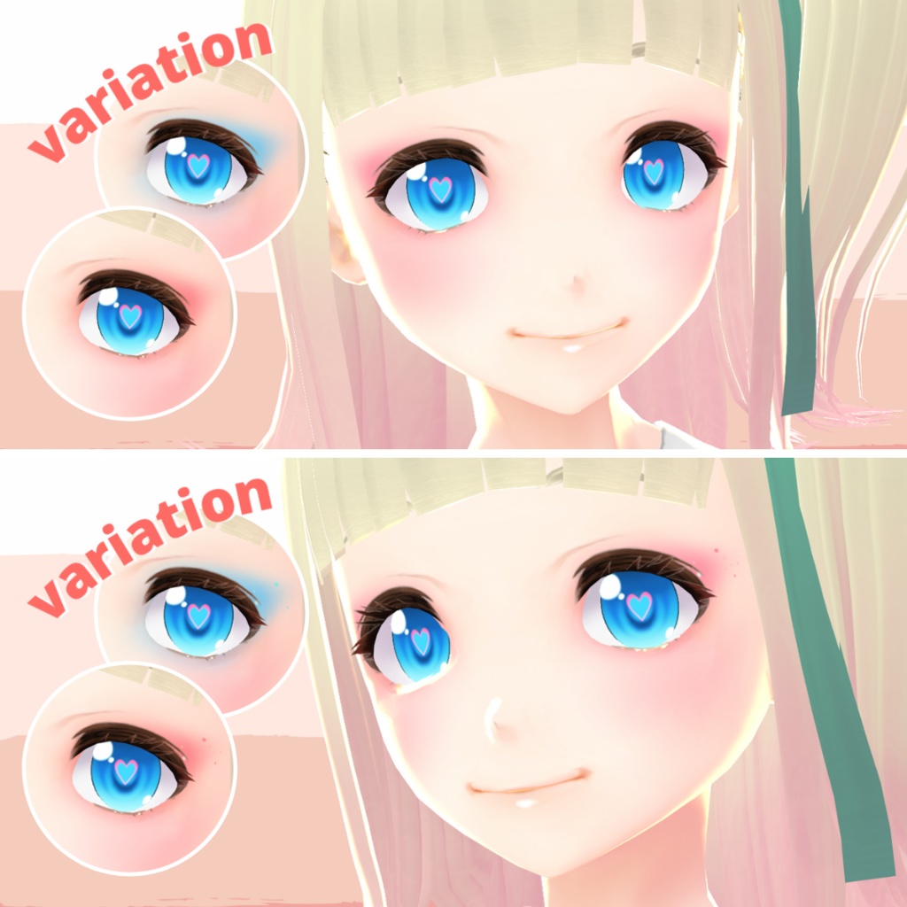 【VRoid】 Cute Makeup Set - Vol.1