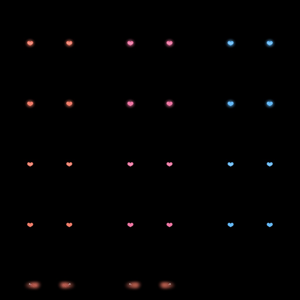 【VRoid】 Cute Makeup Set - Vol.1