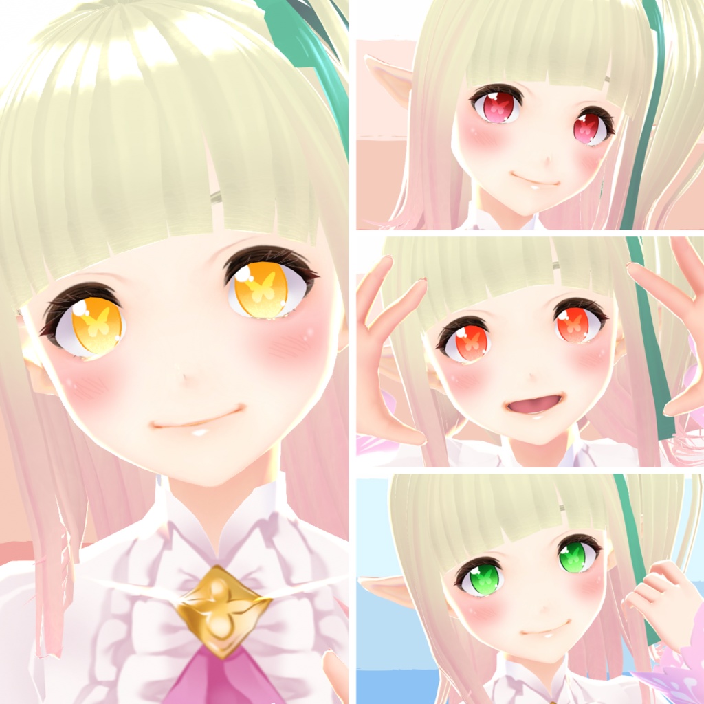 【VRoid】 Butterfly Eyes Set