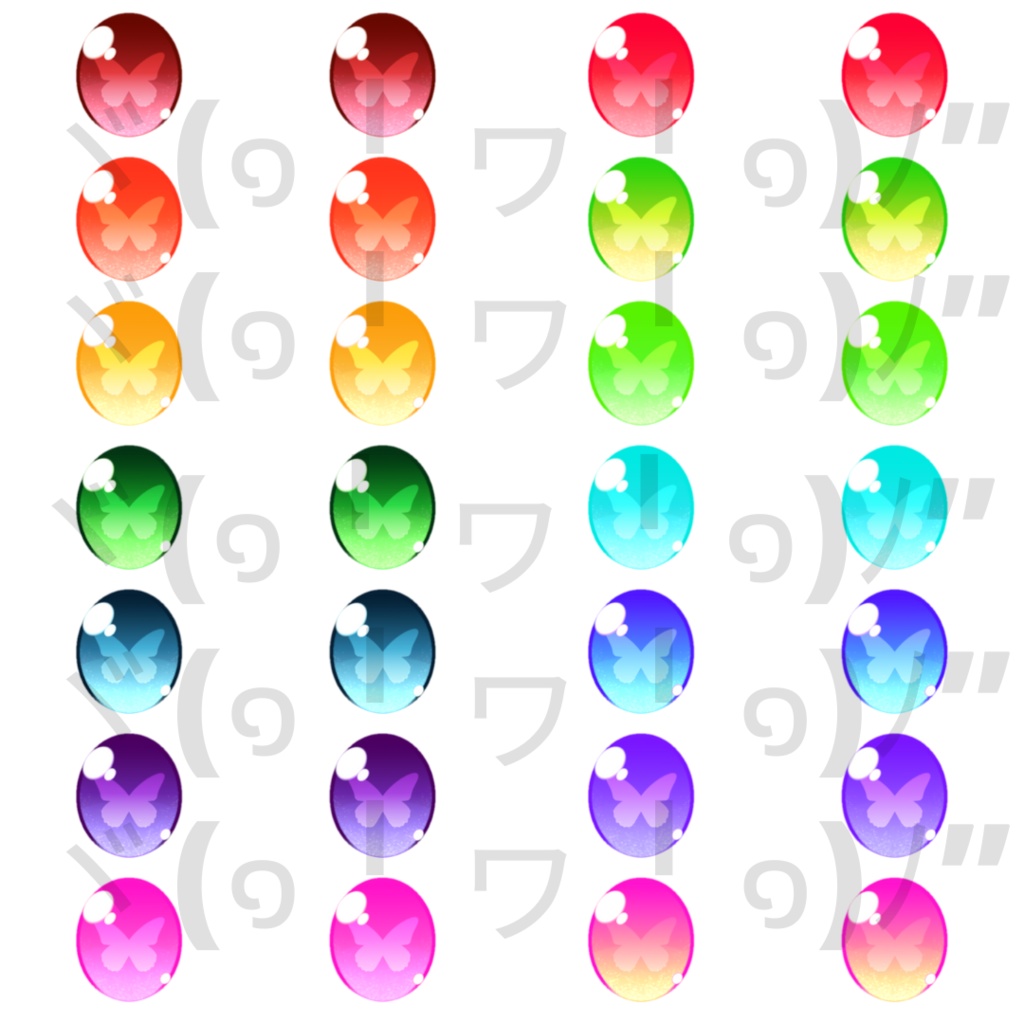 【VRoid】 Butterfly Eyes Set