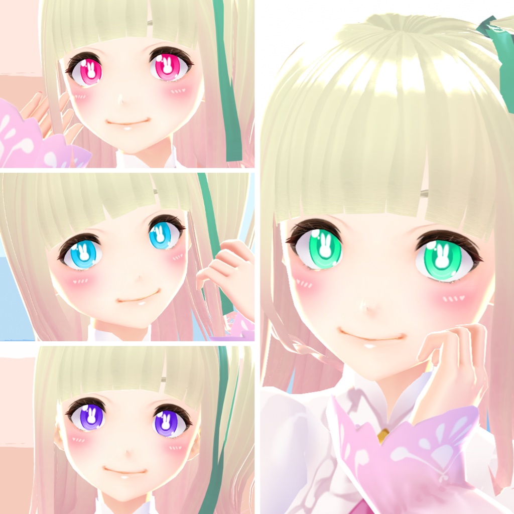【VRoid】 Bunny Eyes Set