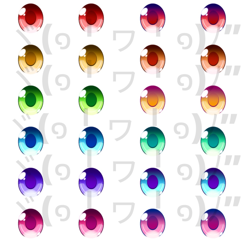 【VRoid】 Delightful Anime Eyes Set