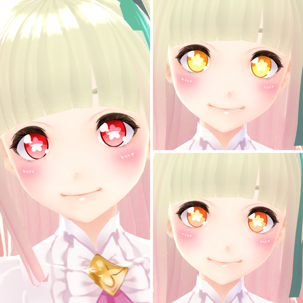 【VRoid】 Flower Set Eyes