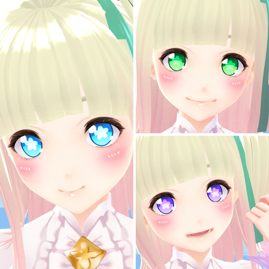 【VRoid】 Flower Set Eyes