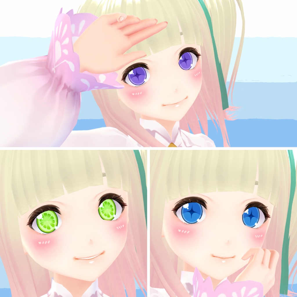 【VRoid】 Fruit Eyes Set