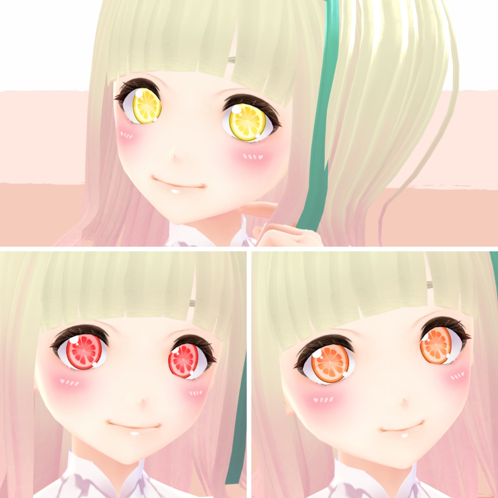 【VRoid】 Fruit Eyes Set