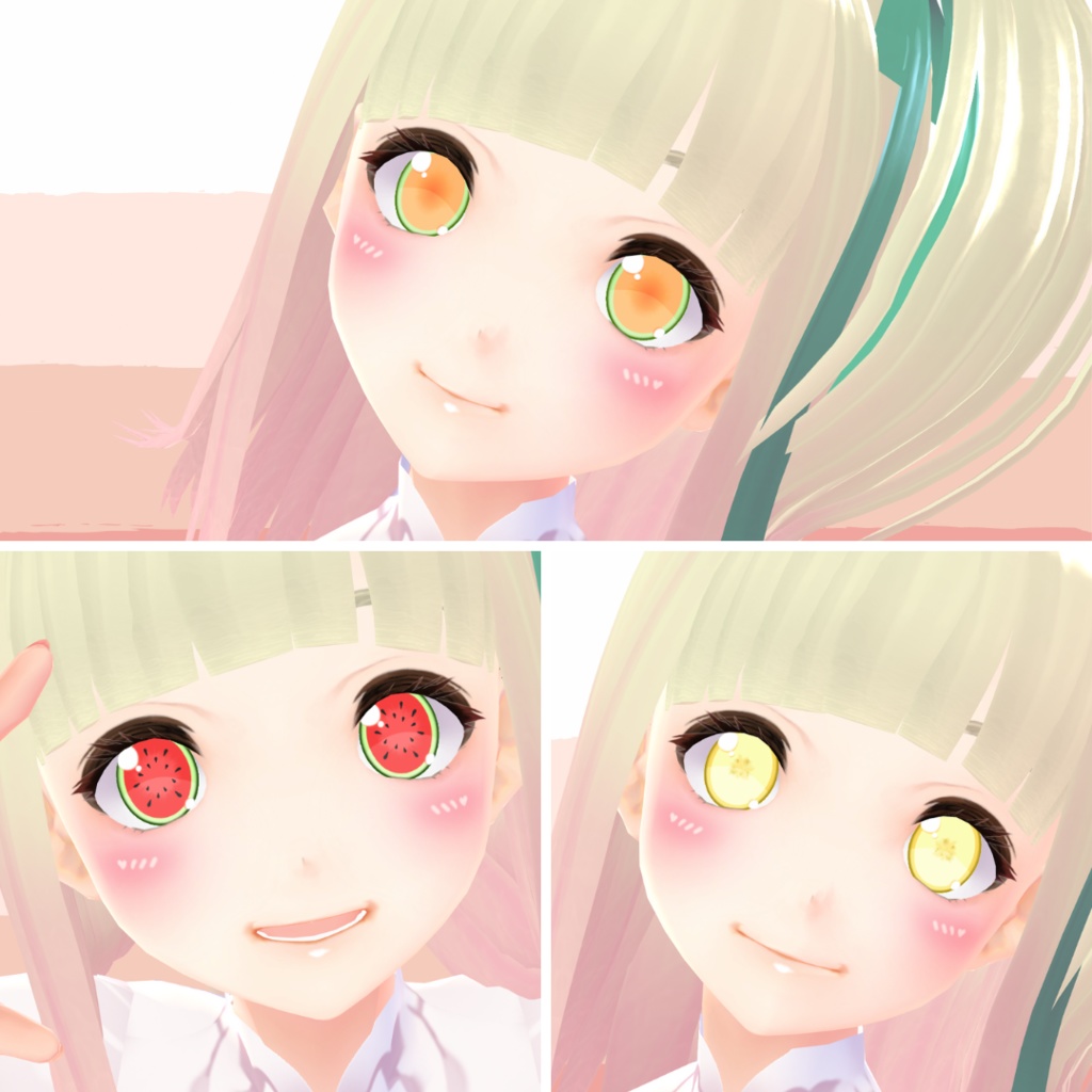 【VRoid】 Fruit Eyes Set