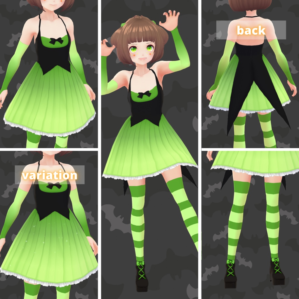 【VRoid】 Halloween Outfit Set - 2021