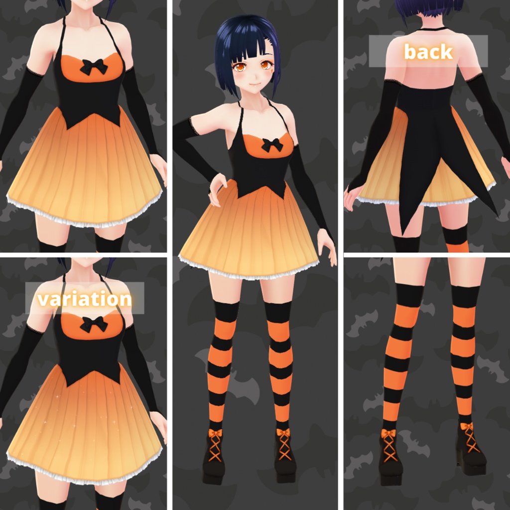 【VRoid】 Halloween Outfit Set - 2021