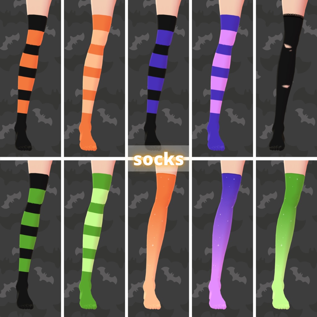 【VRoid】 Halloween Outfit Set - 2021