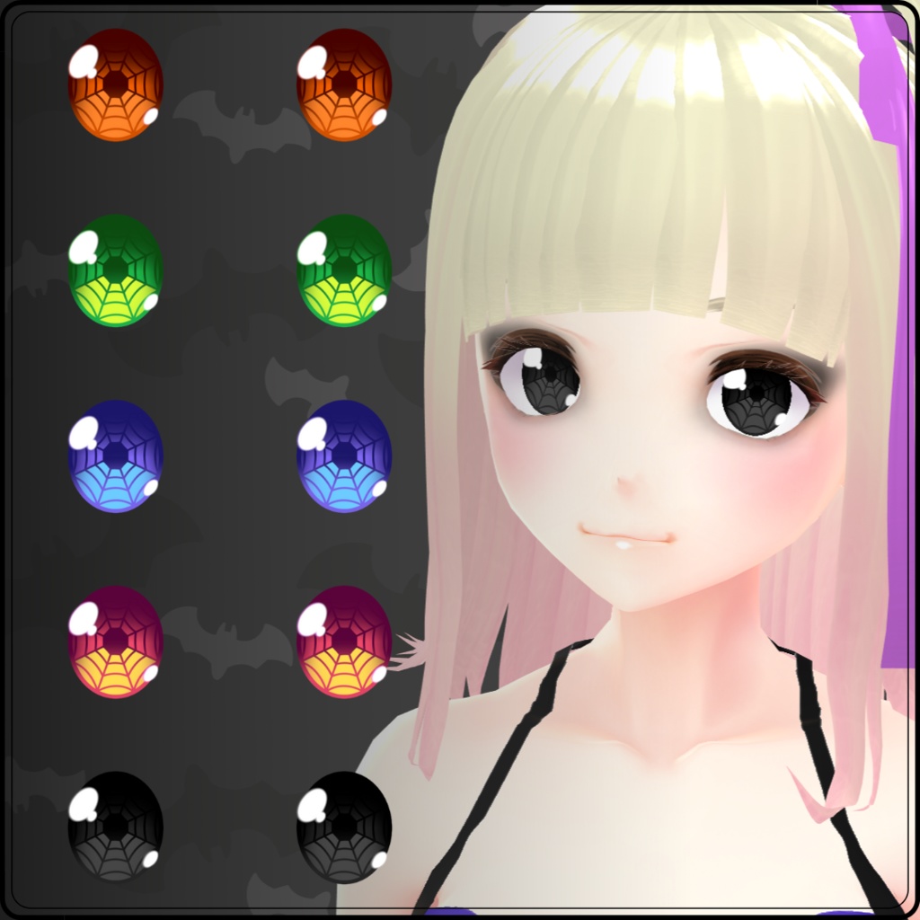 【VRoid】 Spider Eyes Set