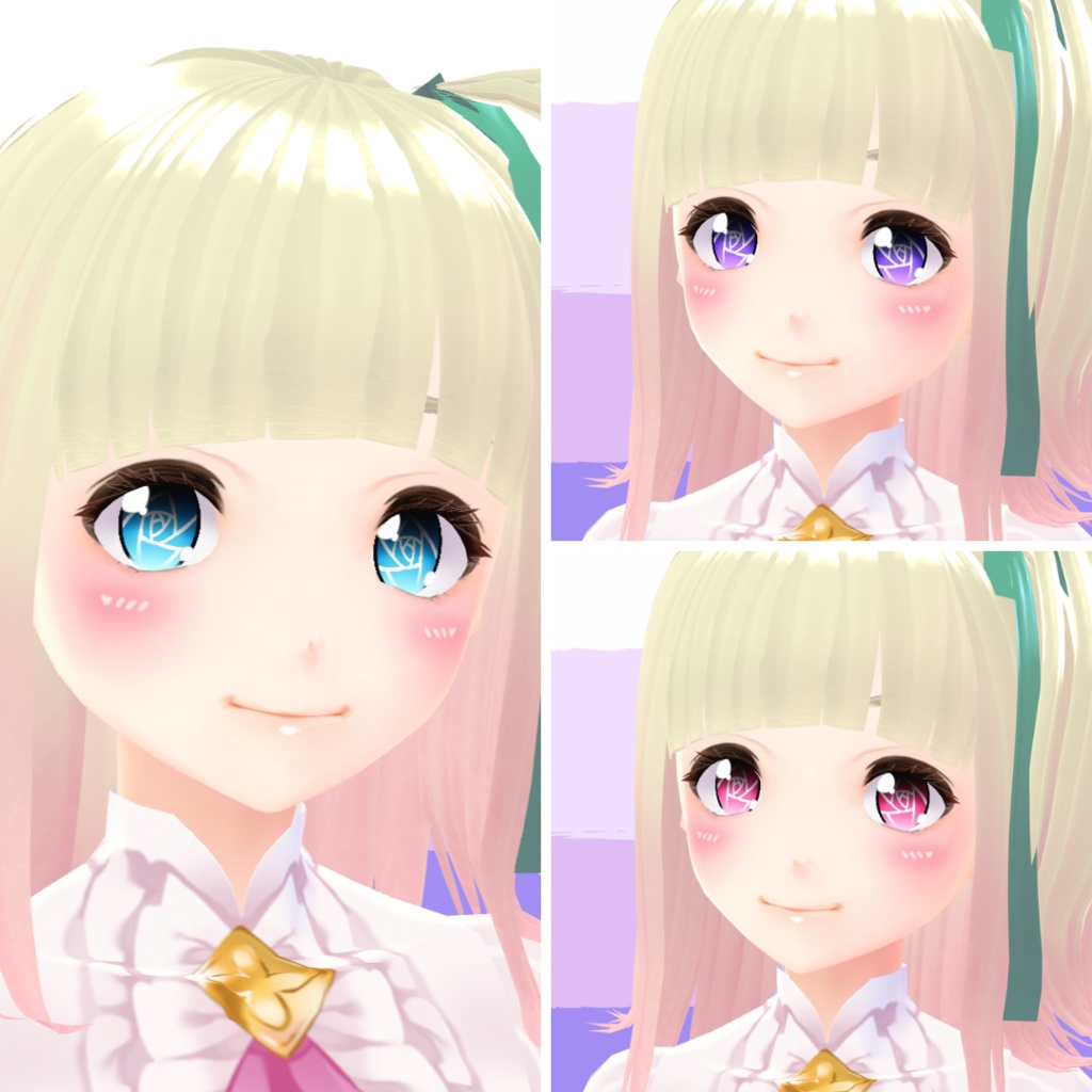 【VRoid】 Roses Eyes Set