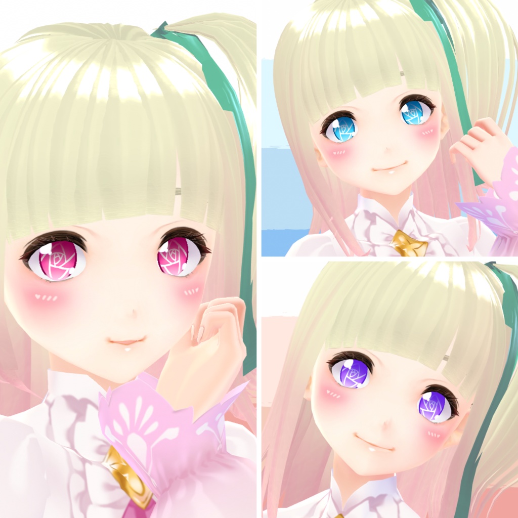 【VRoid】 Roses Eyes Set