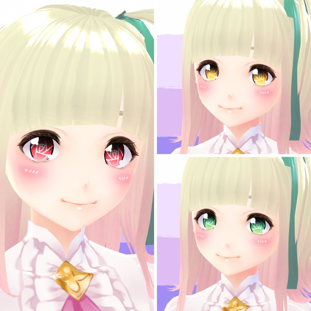 【VRoid】 Roses Eyes Set