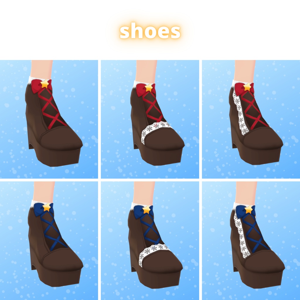 【VRoid】 Christmas / Winter Outfit Set - 2021