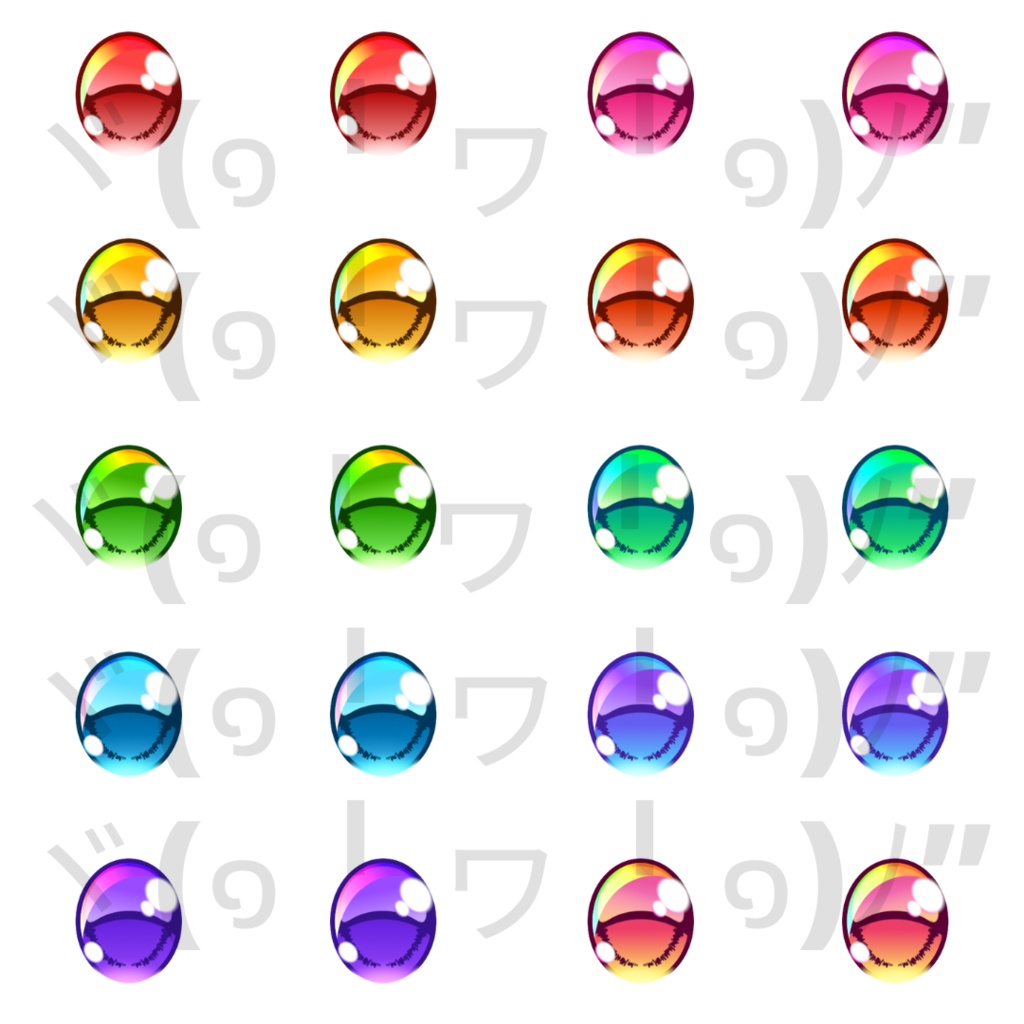 【VRoid】 Shining Eyes Set