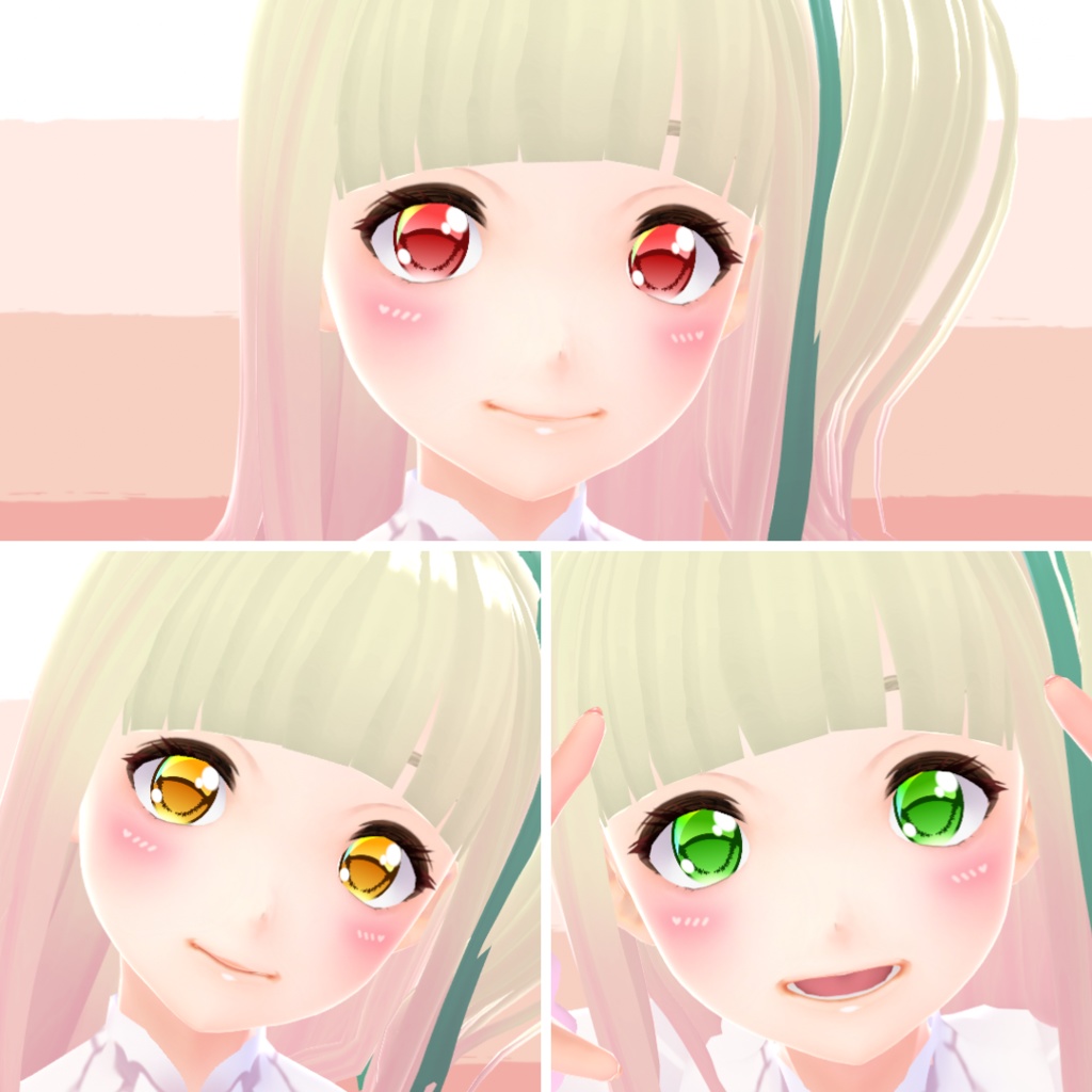 【VRoid】 Shining Eyes Set