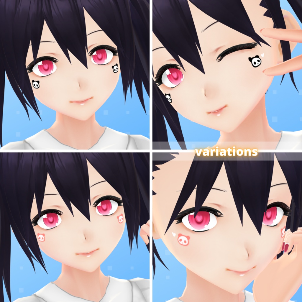 【VRoid】 Cute Makeup Set - Vol. 2