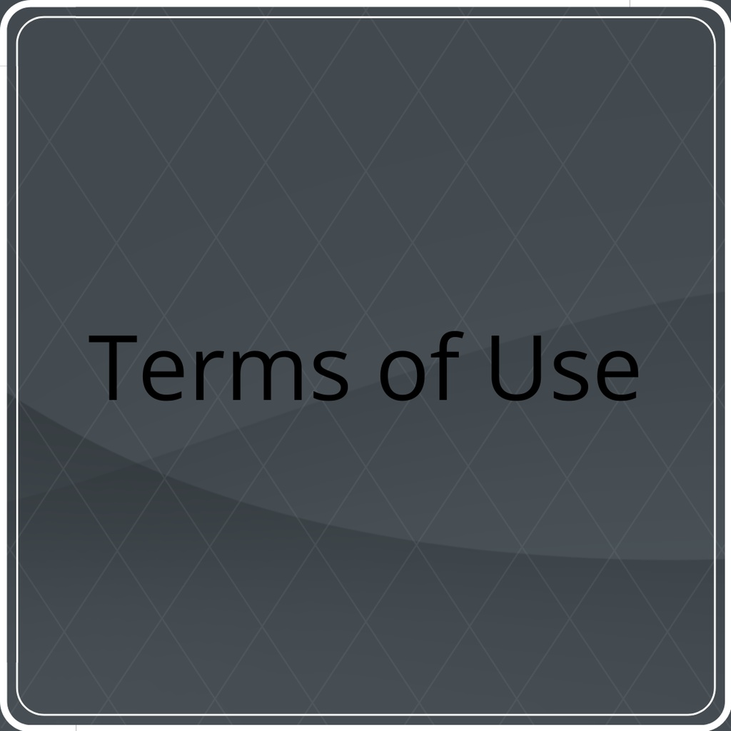 ❖ Terms of Use ❖