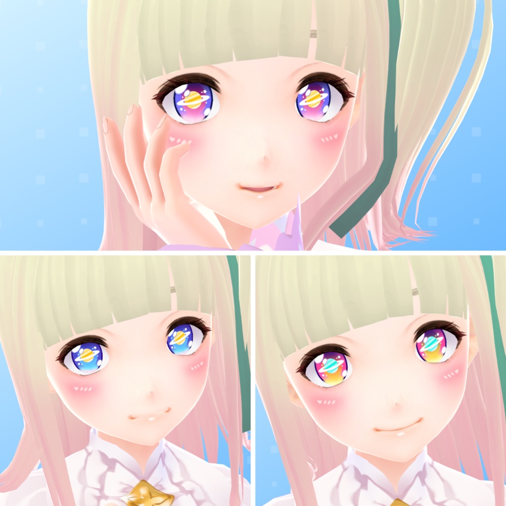 【VRoid】 Alien Eyes Set
