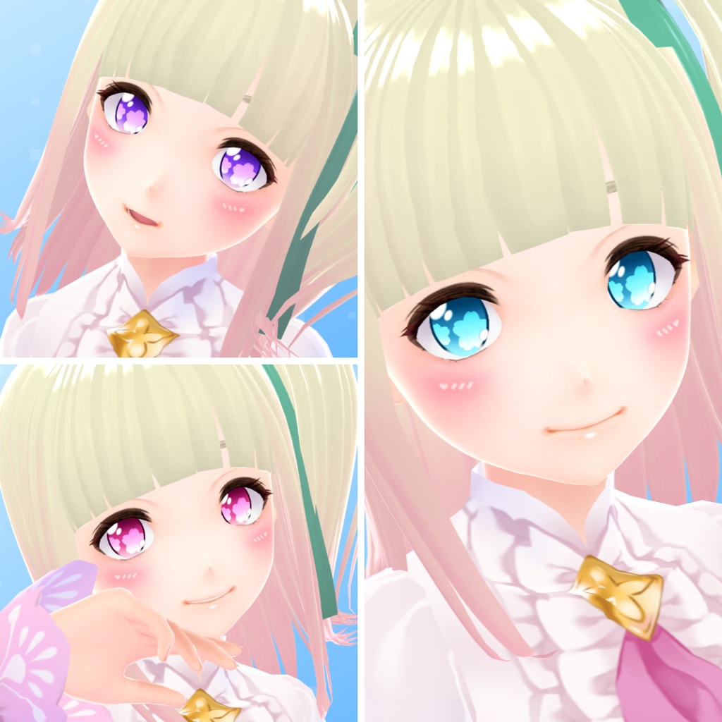 【VRoid】 Sakura Flowers Eyes Set