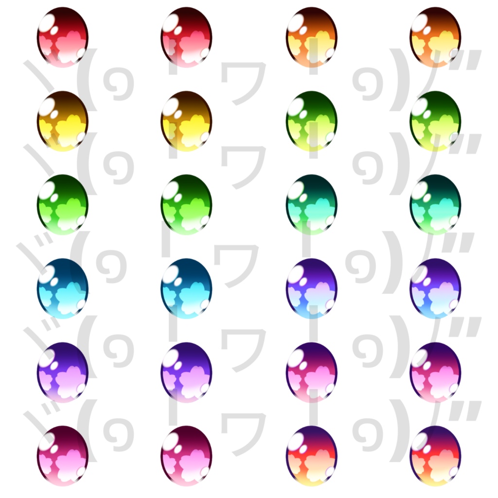 【VRoid】 Sakura Flowers Eyes Set