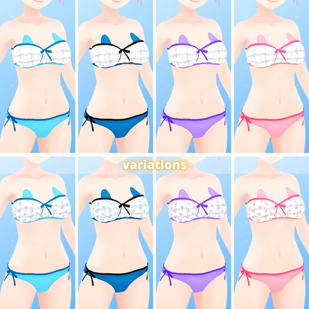 【VRoid】 Animal Bikini - Happy Summer 2022!