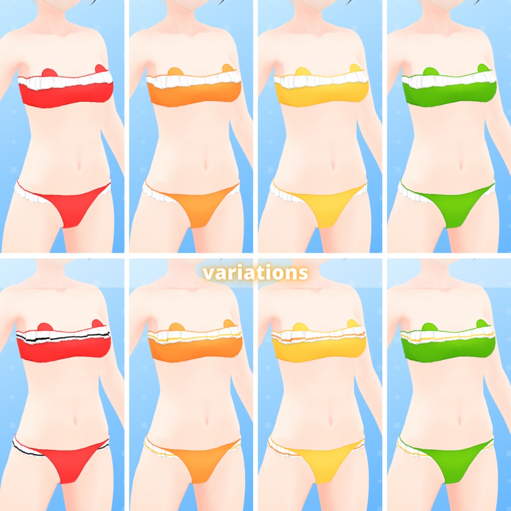 【VRoid】 Animal Bikini - Happy Summer 2022!