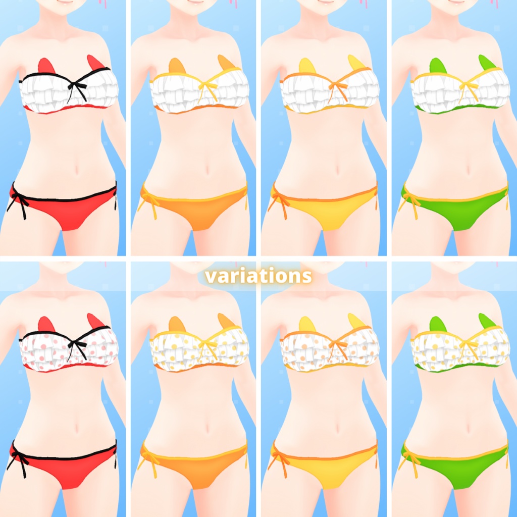 【VRoid】 Animal Bikini - Happy Summer 2022!