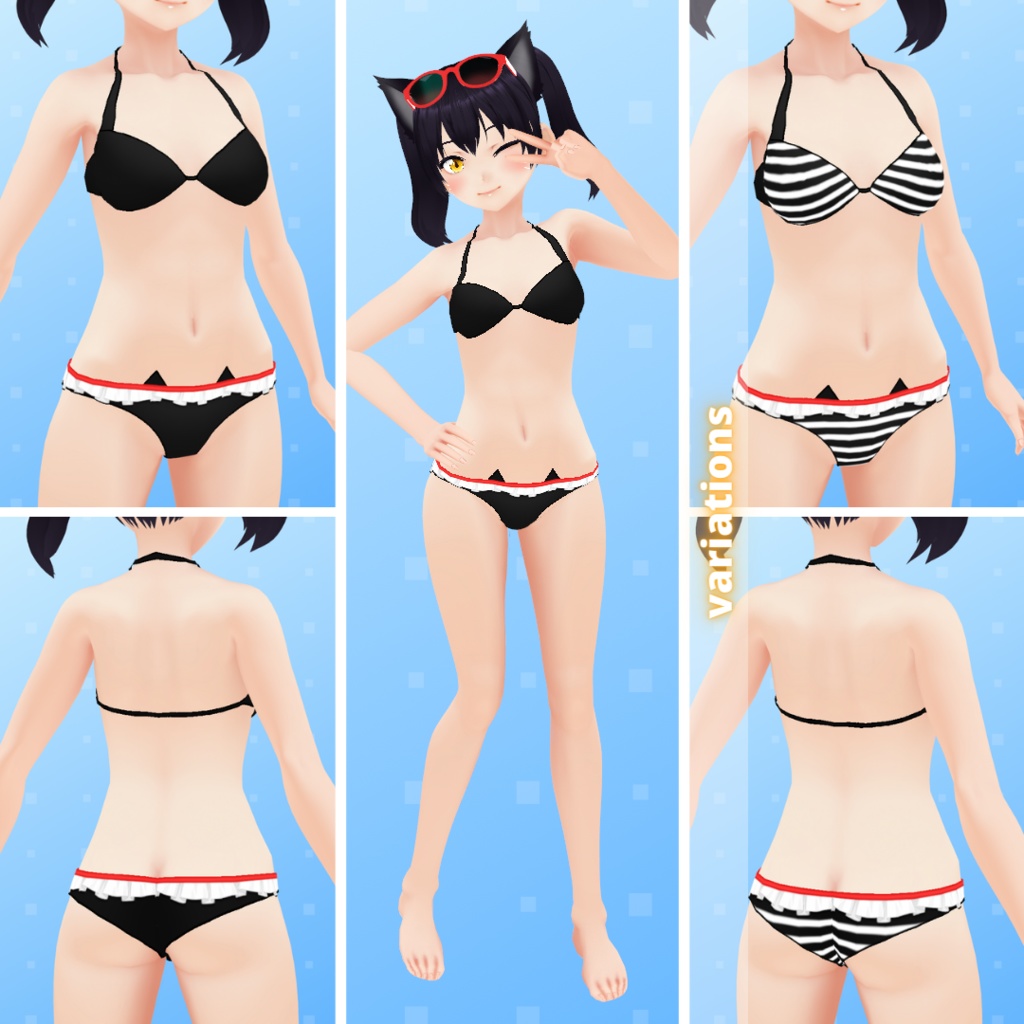 【VRoid】 Animal Bikini - Happy Summer 2022!