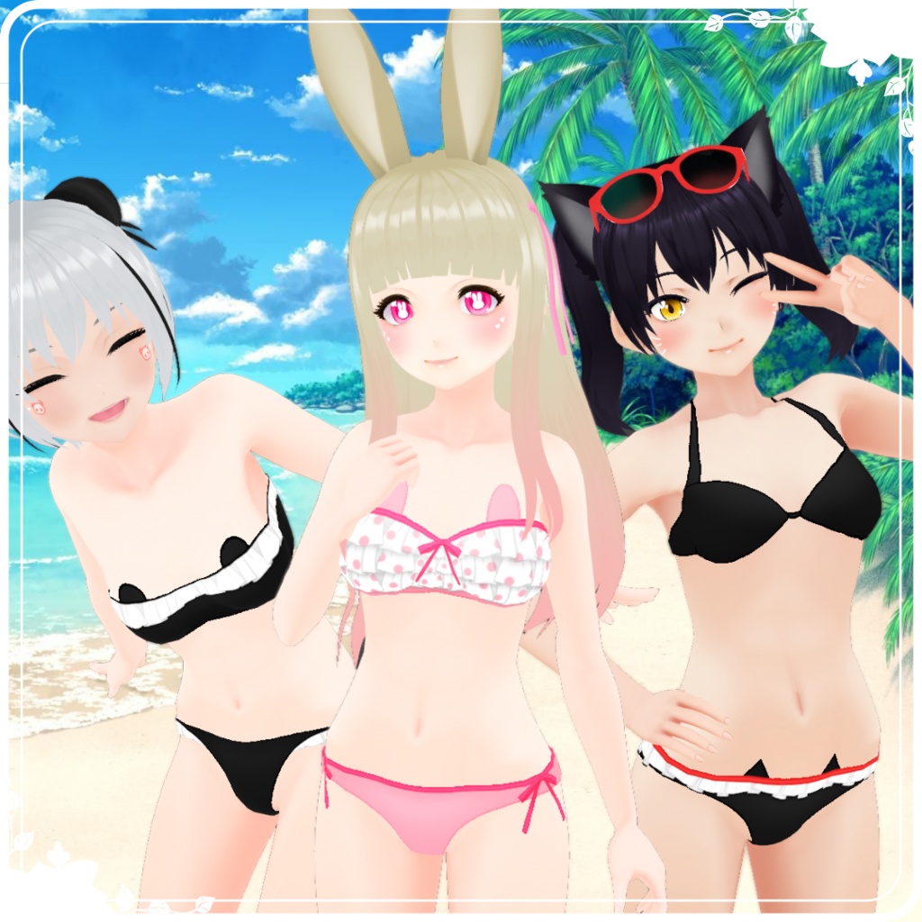 【VRoid】 Animal Bikini - Happy Summer 2022!