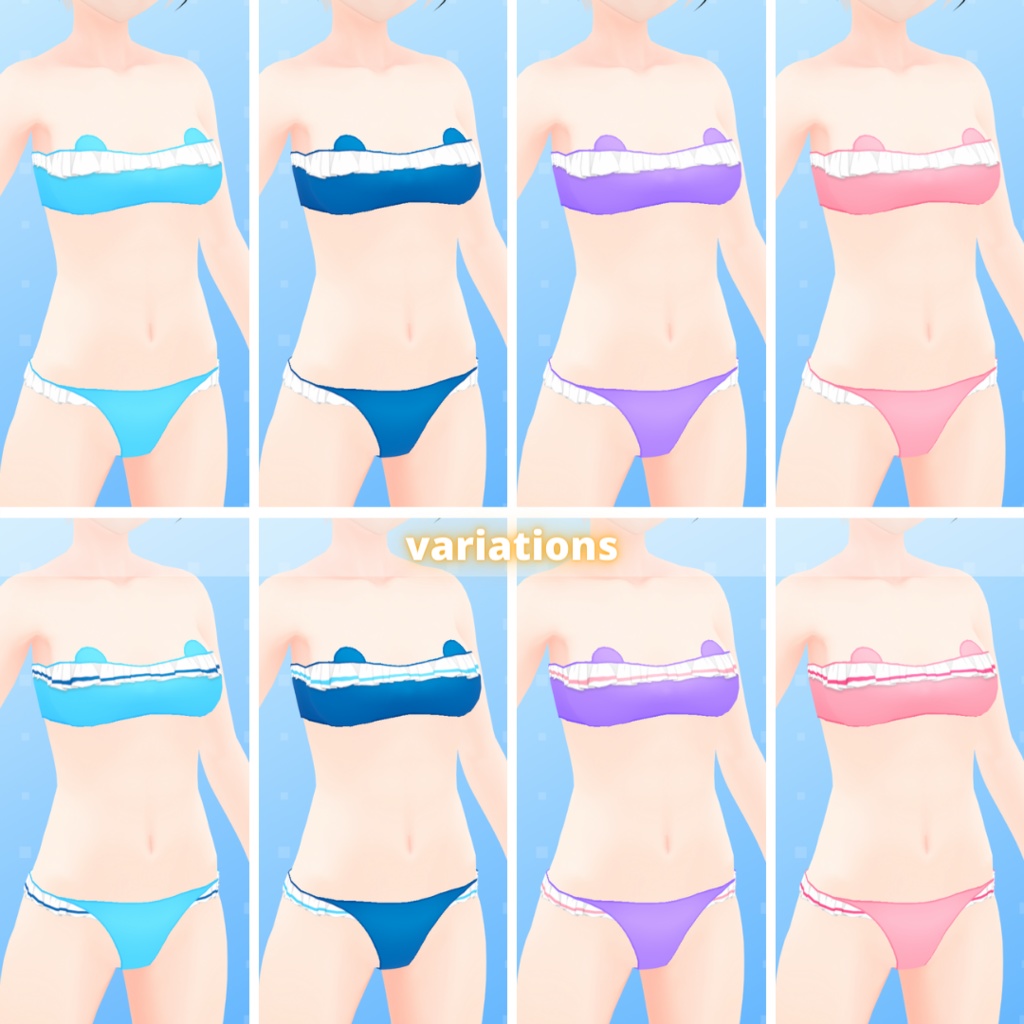 【VRoid】 Animal Bikini - Happy Summer 2022!