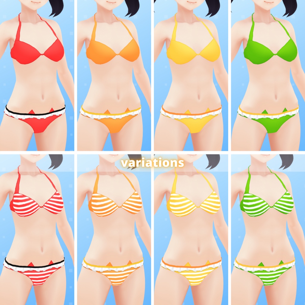 【VRoid】 Animal Bikini - Happy Summer 2022!