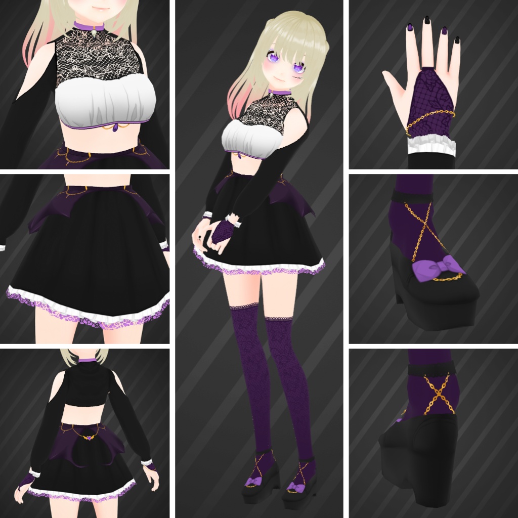【VRoid】 Halloween Outfit Set - 2022
