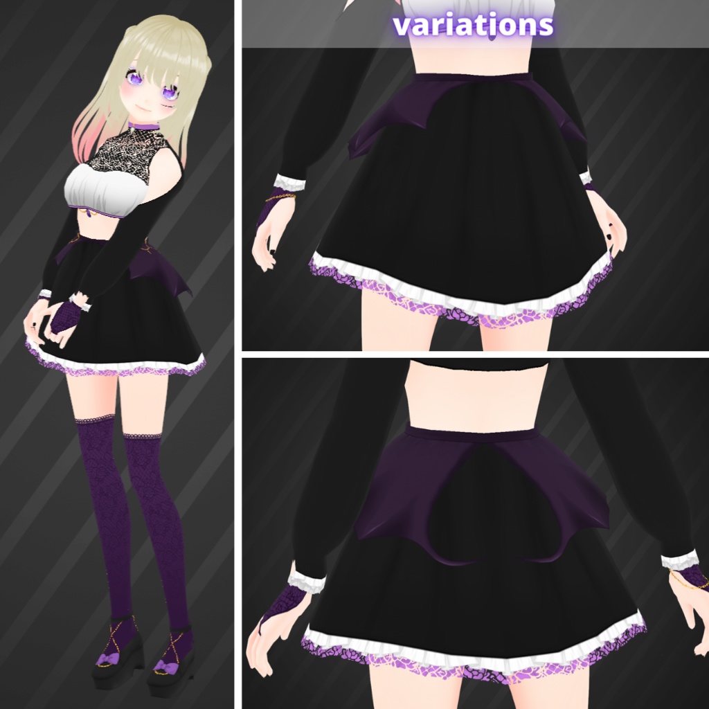 【VRoid】 Halloween Outfit Set - 2022