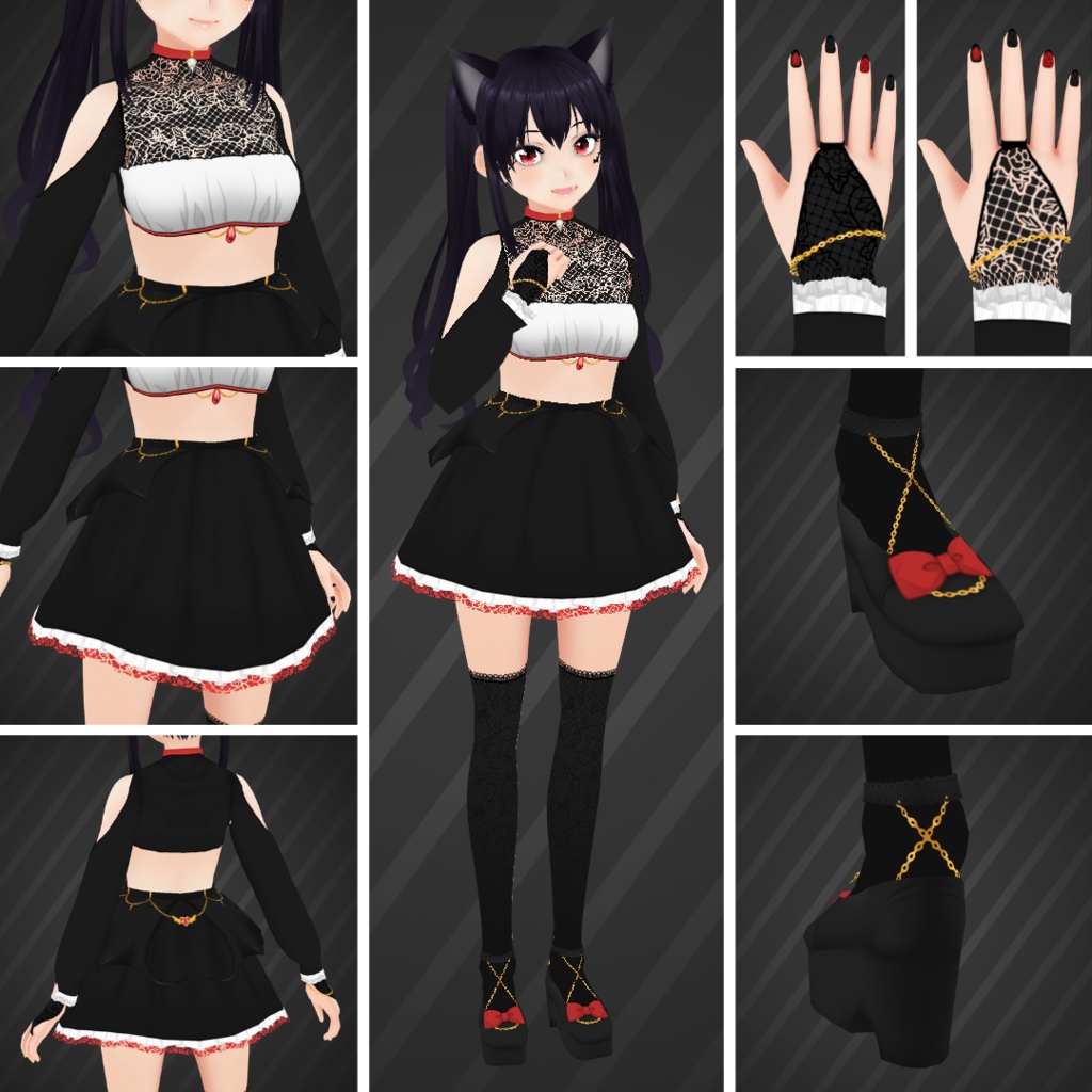 【VRoid】 Halloween Outfit Set - 2022
