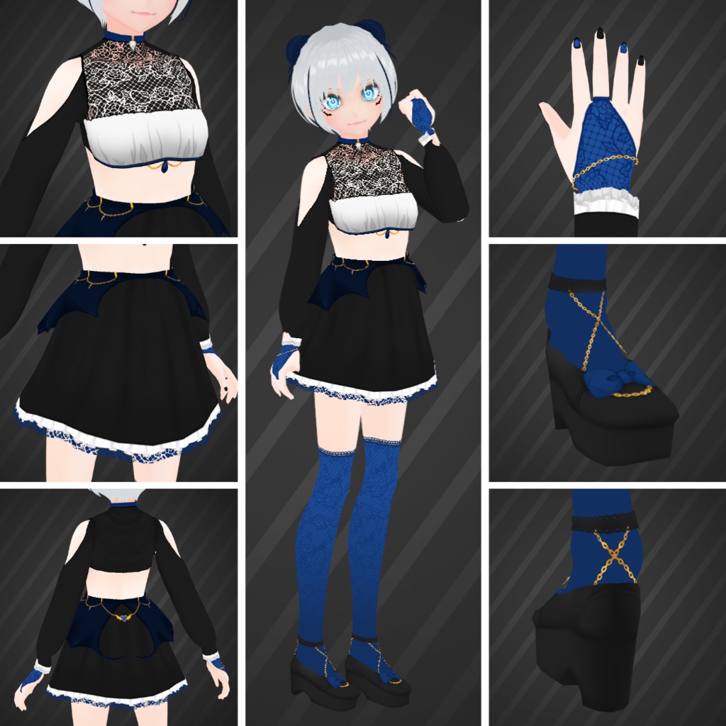 【VRoid】 Halloween Outfit Set - 2022