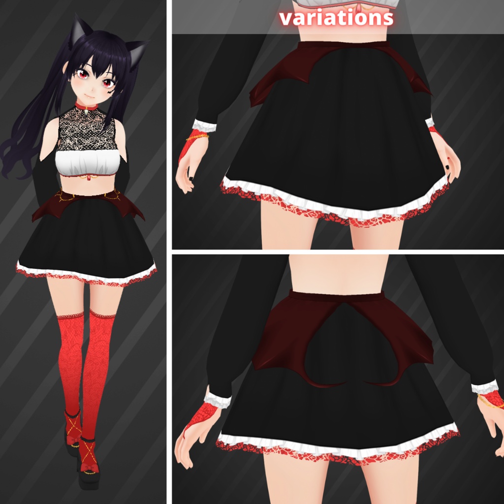 【VRoid】 Halloween Outfit Set - 2022