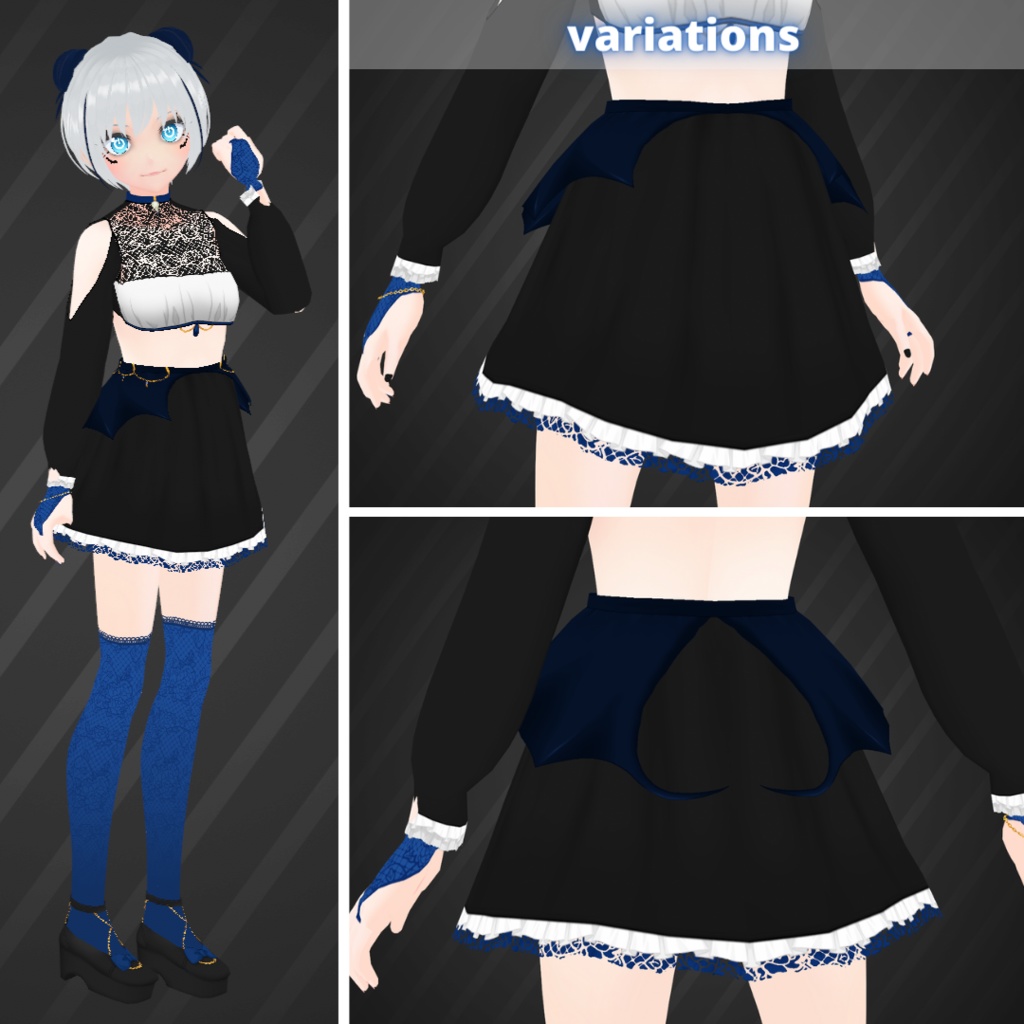 【VRoid】 Halloween Outfit Set - 2022