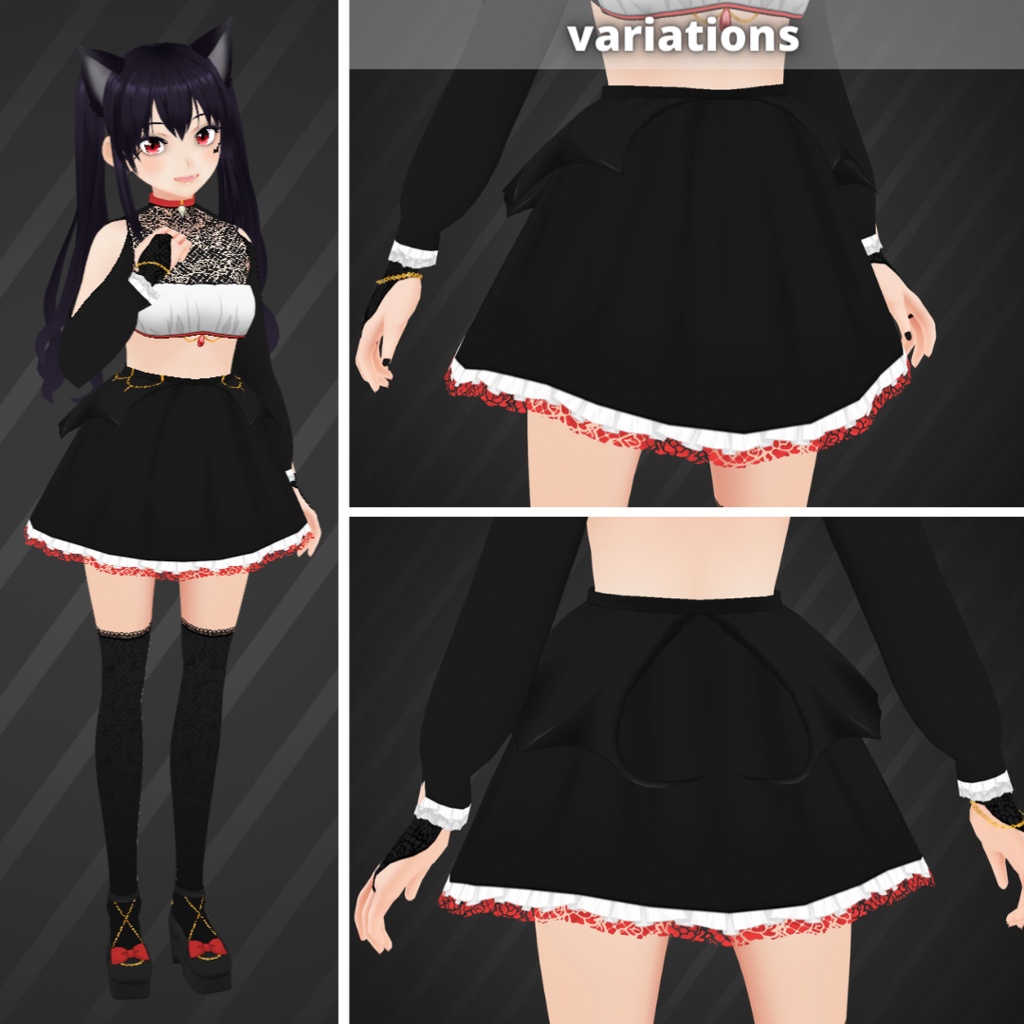 【VRoid】 Halloween Outfit Set - 2022