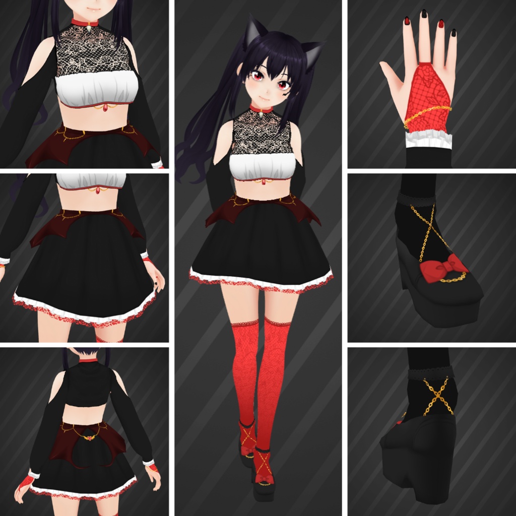 【VRoid】 Halloween Outfit Set - 2022