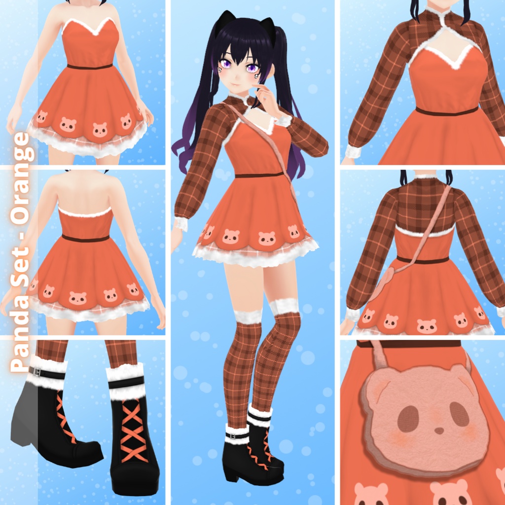 【VRoid】 Winter Animals Outfit - Christmas/Winter 2022!