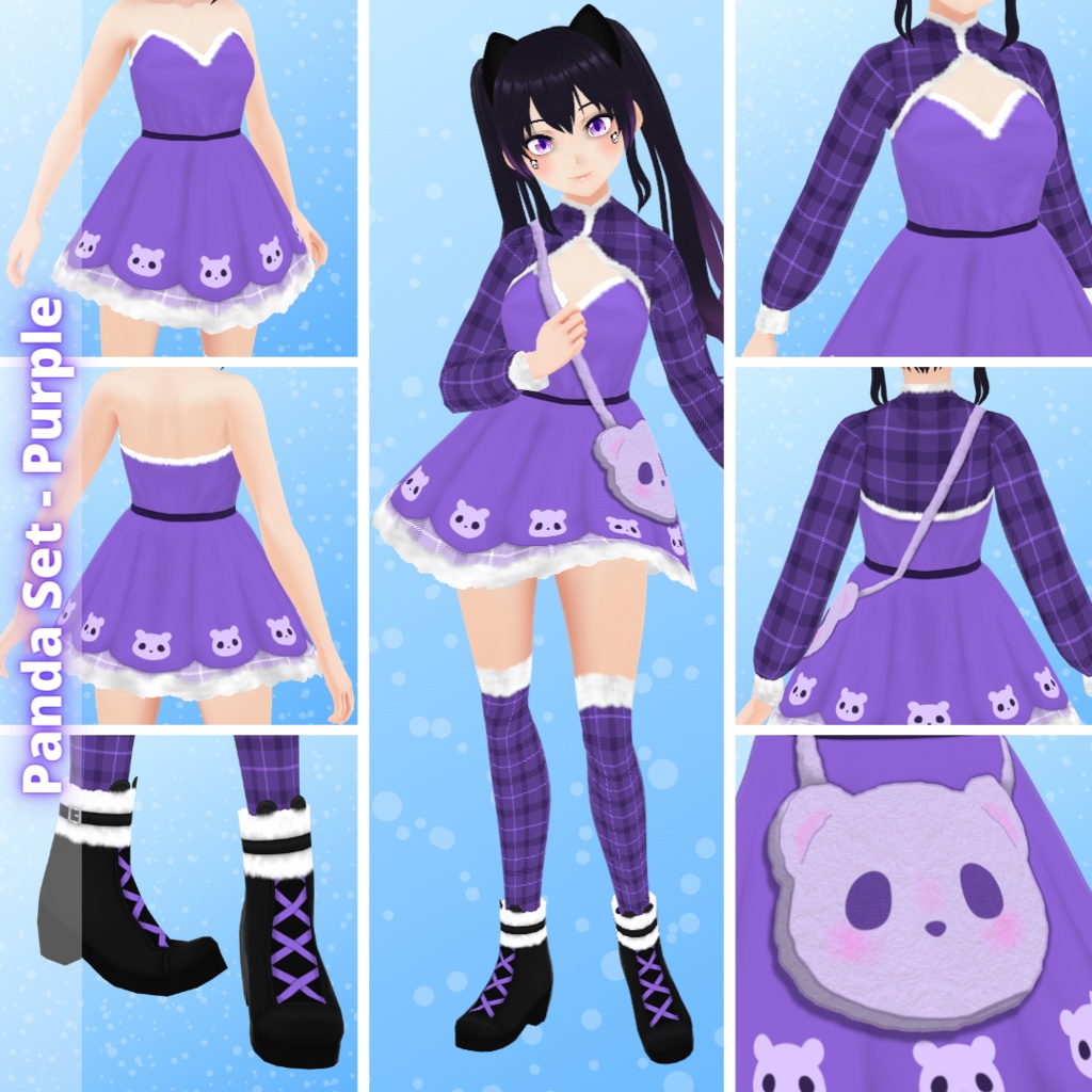 【VRoid】 Winter Animals Outfit - Christmas/Winter 2022!