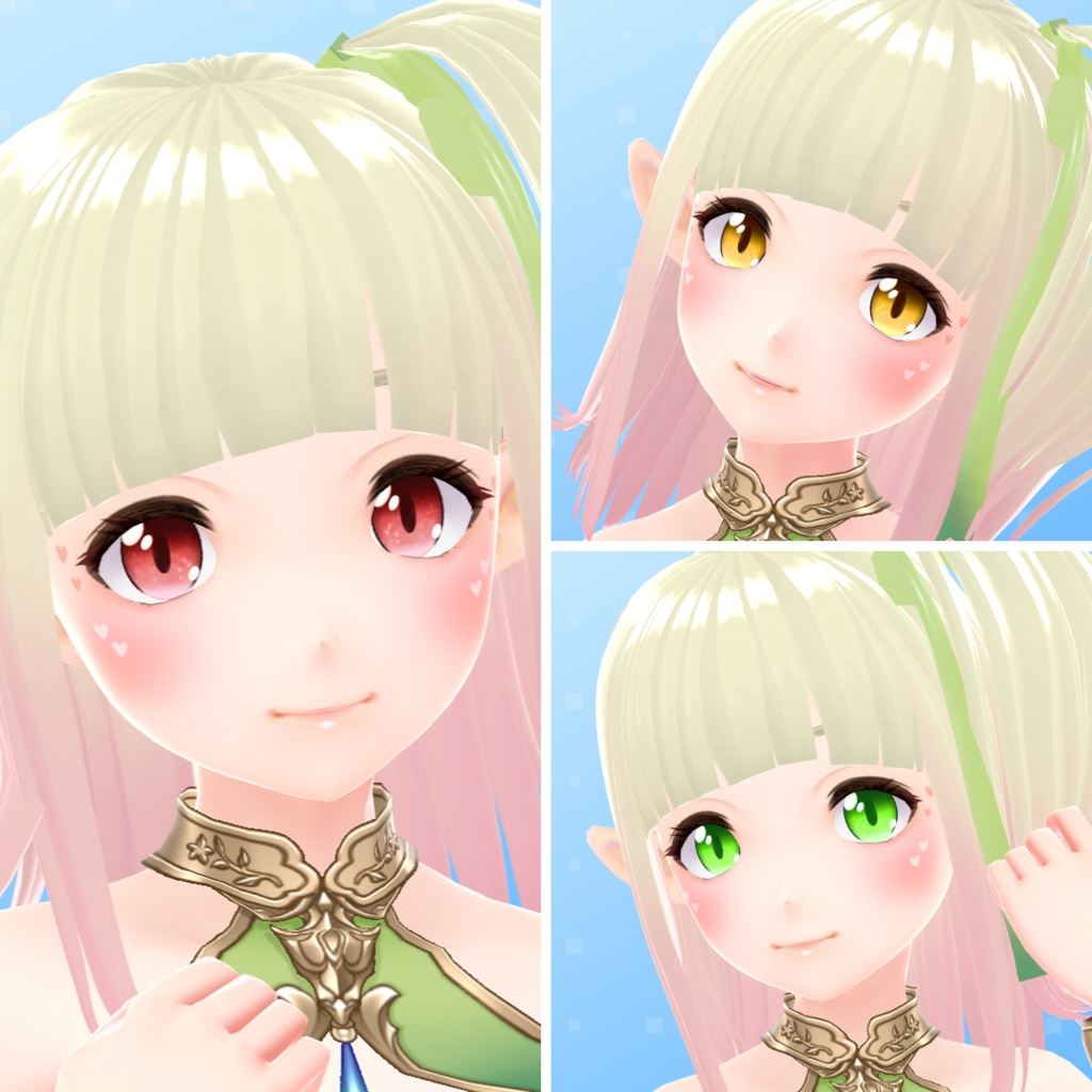 【VRoid】 Cute Watercolor Eyes Set