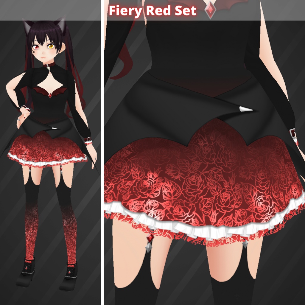 【VRoid】 Halloween Outfit Set - 2023