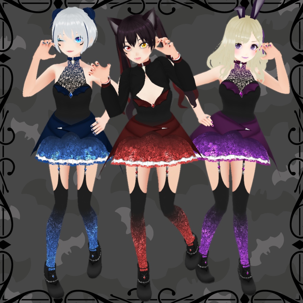 【VRoid】 Halloween Outfit Set - 2023