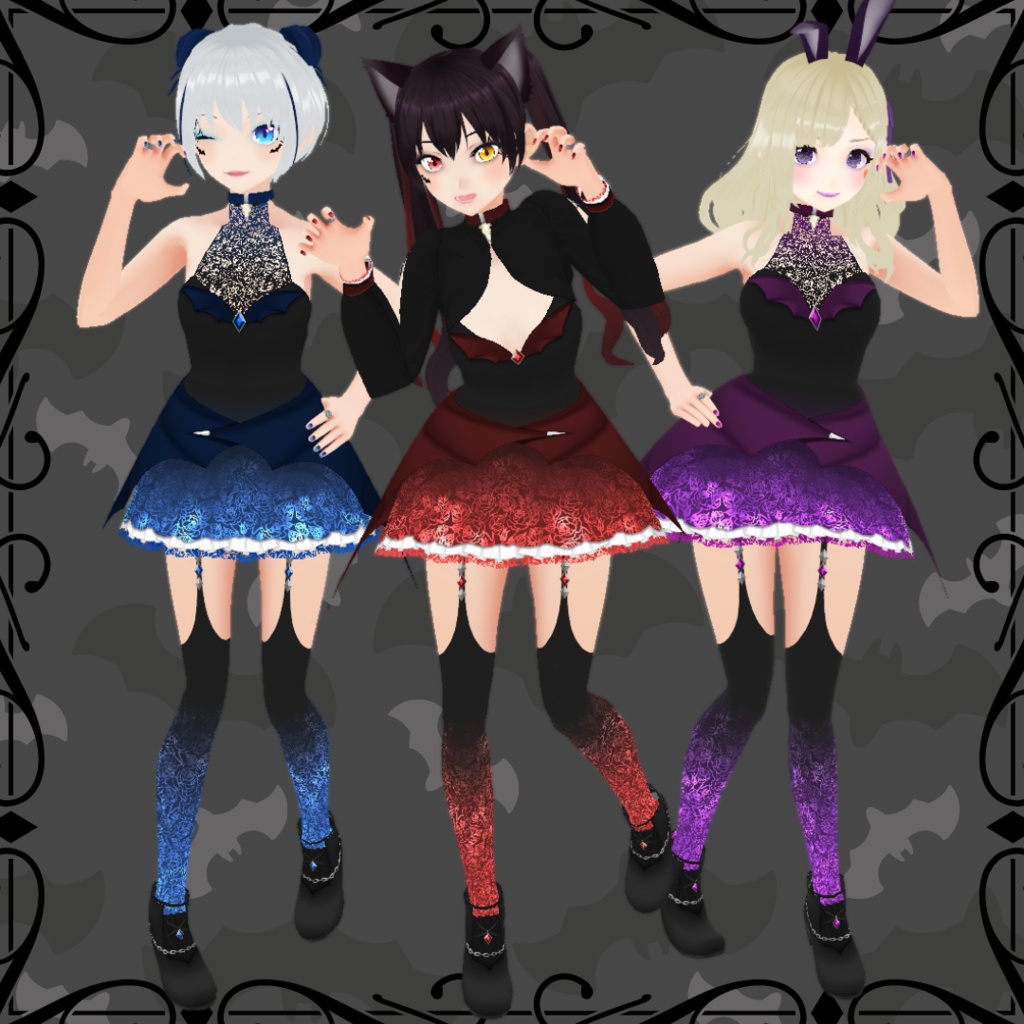 【VRoid】 Halloween Outfit Set - 2023