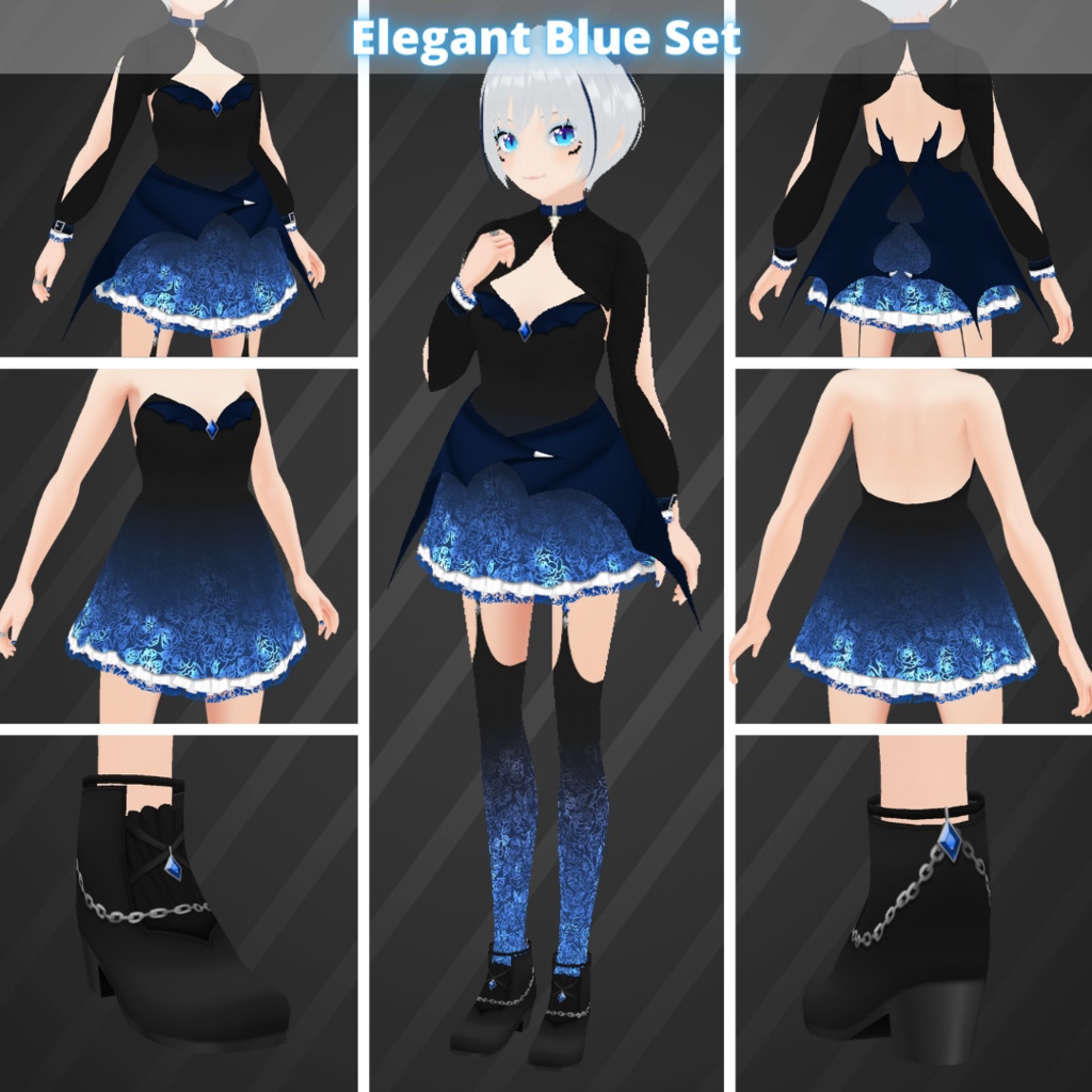 【VRoid】 Halloween Outfit Set - 2023