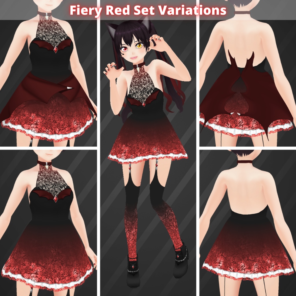 【VRoid】 Halloween Outfit Set - 2023